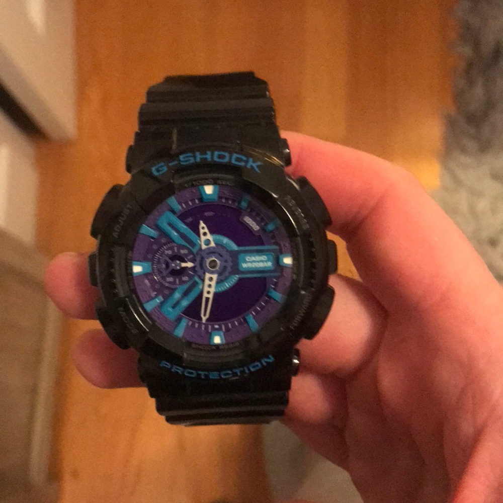 G-Shock Black/Purple/Blue Edition